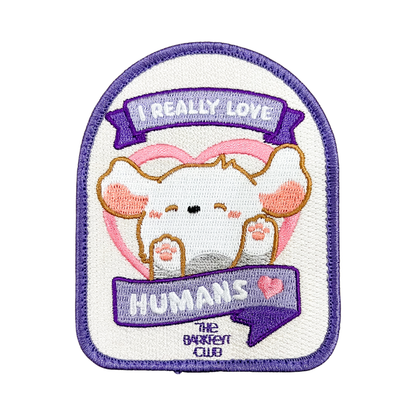 I REALLY LOVE HUMANS | Attachable Patch v1